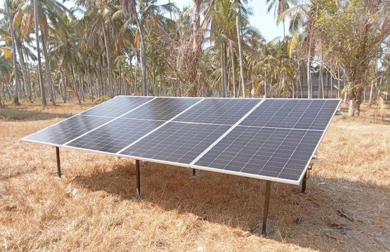 AC DC HF25-24-1100 Solar Irrigation Pump anvendes på Sri Lanka