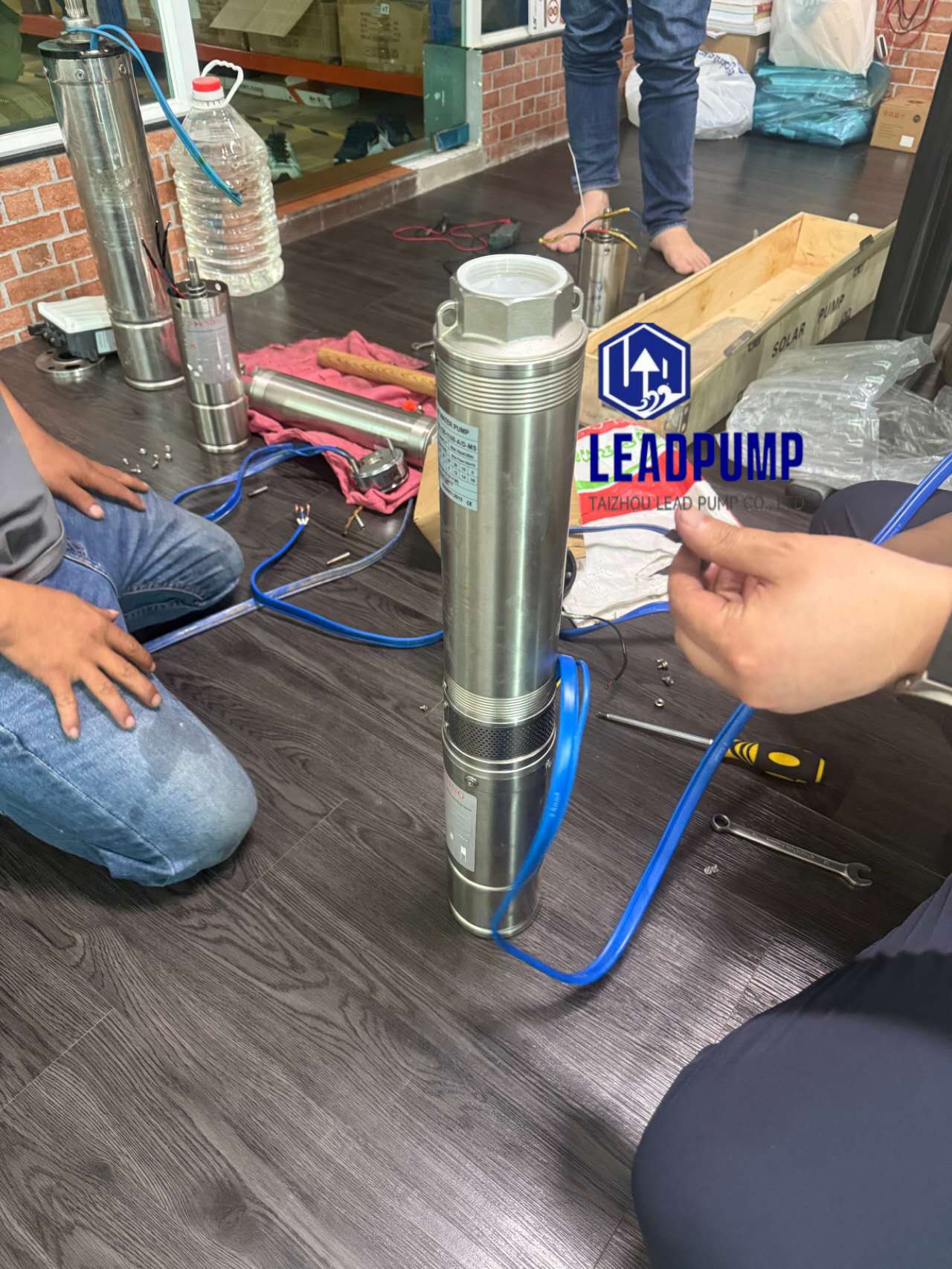 Taizhou Lead Pump co., Ltd skynder sig at assitere kunde i Sydøstasien med solvandspumpeproblem